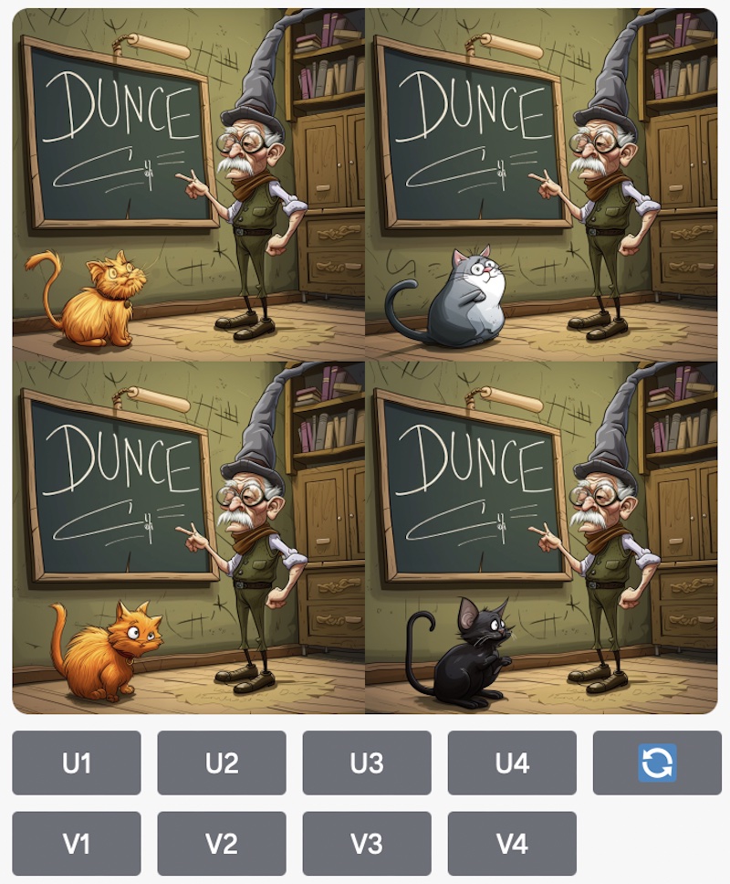 cartoon teacher image with cat