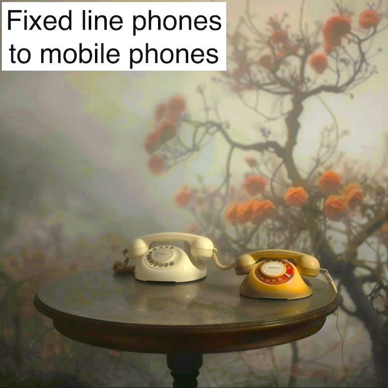 old fixed line phones